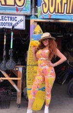 PHOEBE PRICE at a Photoshoot in Venice Beach 01/30/2020