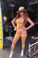 PHOEBE PRICE at a Photoshoot in Venice Beach 01/30/2020