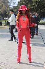 PHOEBE PRICE Out Shopping in Beverly Hills 01/02/2020