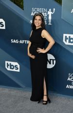 Pregnant AMERICA FERRERA at 26th Annual Screen Actors Guild Awards in Los Angeles 01/19/2020