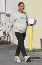 Pregnant CHRISTINA MILIAN Out in Hollywood 01/12/2020