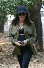 Pregnant JENNA DEWAN and EMMANUELLE CHRIQUI Out Hikinig in Los Angeles 01/25/2020