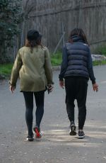 Pregnant JENNA DEWAN and EMMANUELLE CHRIQUI Out Hikinig in Los Angeles 01/25/2020