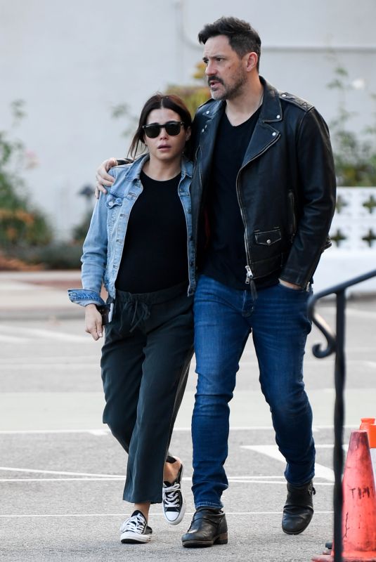 Pregnant JENNA DEWAN and Steve Kazee Out in Los Angeles 01/08/2020