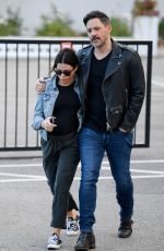 Pregnant JENNA DEWAN and Steve Kazee Out in Los Angeles 01/08/2020