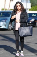 Pregnant JENNA DEWAN Arrives at Yoga Class in Studio City 01/14/2020
