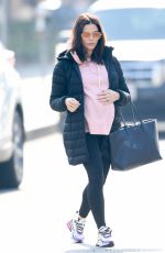 Pregnant JENNA DEWAN Arrives at Yoga Class in Studio City 01/14/2020
