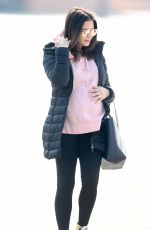 Pregnant JENNA DEWAN Arrives at Yoga Class in Studio City 01/14/2020