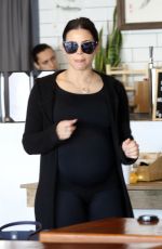 Pregnant JENNA DEWAN at Coffee Bean in Los Angeles 01/29/2020