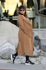 Pregnant JENNA DEWAN Out and About in Studio City 01/22/2020
