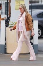 Pregnant MESLISSA COHEN at a Gas Station in Los Angeles 12/30/2019