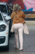 Pregnant MESLISSA COHEN at a Gas Station in Los Angeles 12/30/2019