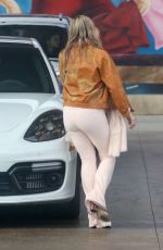 Pregnant MESLISSA COHEN at a Gas Station in Los Angeles 12/30/2019