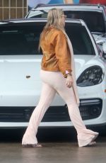 Pregnant MESLISSA COHEN at a Gas Station in Los Angeles 12/30/2019