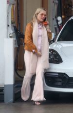 Pregnant MESLISSA COHEN at a Gas Station in Los Angeles 12/30/2019