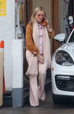 Pregnant MESLISSA COHEN at a Gas Station in Los Angeles 12/30/2019