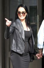 Pregnant NIKKI BELLA and Artem Chigvintsev Out for Lunch in Beverly Hills 01/30/2020