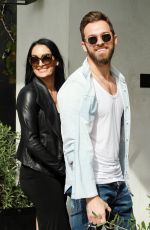 Pregnant NIKKI BELLA and Artem Chigvintsev Out for Lunch in Beverly Hills 01/30/2020