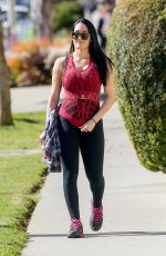 Pregnant NIKKI BELLA Out and About in Los Angeles 01/29/2020