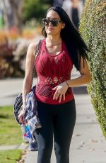 Pregnant NIKKI BELLA Out and About in Los Angeles 01/29/2020