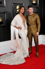 PRIYANKA CHOPRA and Nick Jonas at 62nd Annual Grammy Awards in Los Angeles 01/26/2020