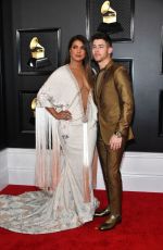 PRIYANKA CHOPRA and Nick Jonas at 62nd Annual Grammy Awards in Los Angeles 01/26/2020