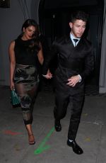 PRIYANKA CHOPRA and Nick Jonas Nigh Out in Hollywood 01/05/2020