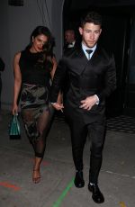 PRIYANKA CHOPRA and Nick Jonas Nigh Out in Hollywood 01/05/2020
