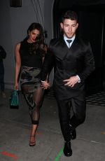 PRIYANKA CHOPRA and Nick Jonas Nigh Out in Hollywood 01/05/2020