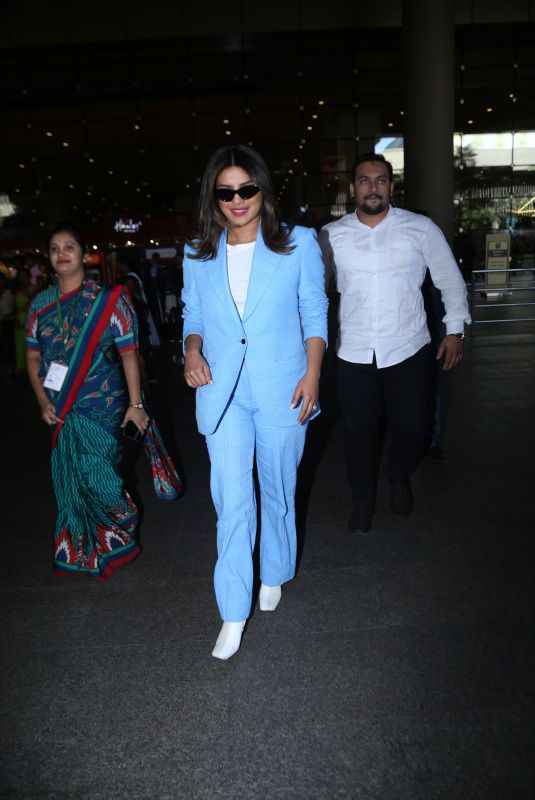 PRIYANKA CHOPRA Arrives at Airport in Mumbai 01/16/2020