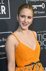 RACHEL BROSNAHAN at 25th Annual Critics Choice Awards in Santa Monica 01/12/2020