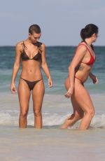 RACHEL COOK in Bikini at a Beach in Tulum 01/11/2020
