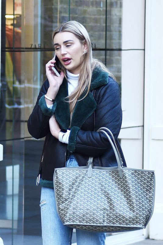 RACHEL FENTON Out Shopping in London 01/04/2020