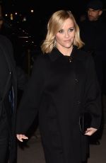 REESE WITHERSPOON Arrives at Giorgio Armani Show at Paris Fashion Week 01/21/2020