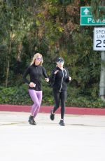 REESE WITHERSPOON Out for Morning Jog in Brentwood 01/09/2020