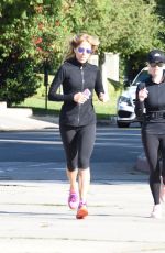 REESE WITHERSPOON Out Jogging in brentwood 01/06/2020