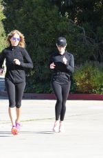 REESE WITHERSPOON Out Jogging in brentwood 01/06/2020