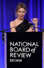 RENEE ZELLWEGER at 2020 National Board of Review Gala in New York 01/08/2020