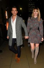 RHIAN SUGDEN and Oliver Mellor at Hawksmore Restaurant in London 01/30/2020