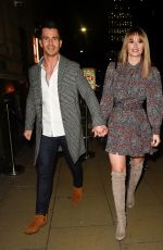 RHIAN SUGDEN and Oliver Mellor at Hawksmore Restaurant in London 01/30/2020