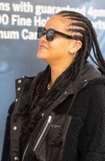 RIHANNA at JFK Airport in New York 01/05/2020