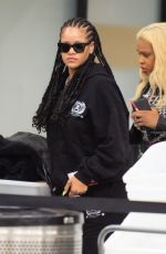 RIHANNA at JFK Airport in New York 01/05/2020
