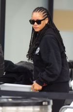 RIHANNA at JFK Airport in New York 01/05/2020