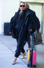 RIHANNA at JFK Airport in New York 01/16/2020