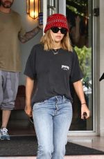 RITA ORA in Denim Arrives at Her Hotel in Miami 01/11/2020