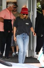 RITA ORA in Denim Arrives at Her Hotel in Miami 01/11/2020