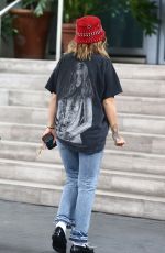 RITA ORA in Denim Arrives at Her Hotel in Miami 01/11/2020