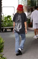 RITA ORA in Denim Arrives at Her Hotel in Miami 01/11/2020