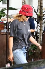 RITA ORA in Denim Arrives at Her Hotel in Miami 01/11/2020