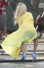 RITA ORA on the Set of a Video in Miami 01/10/2020
